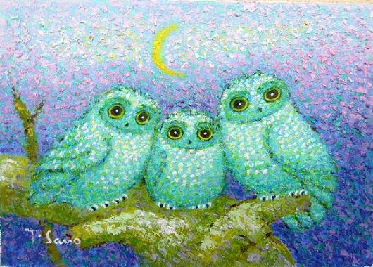 聖夜のふくろう